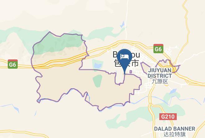 Baotou - Baotou Wufu Hotel Maps