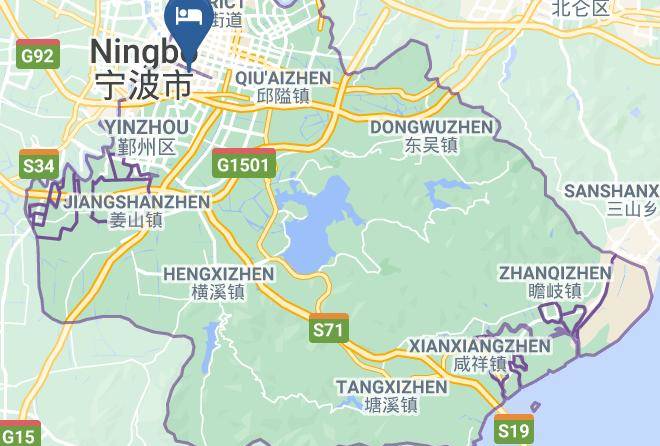 Ningbo - Baowen Boutique Hotel Maps