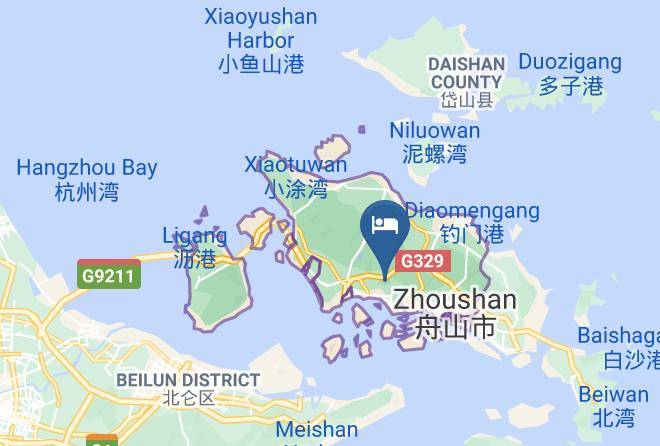 Zhoushan - Baoxin Hotel Maps