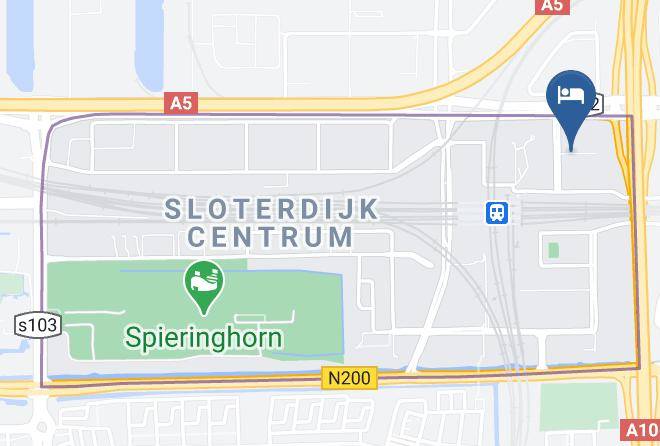 Amsterdam - B Aparthotel Amsterdam City West Maps