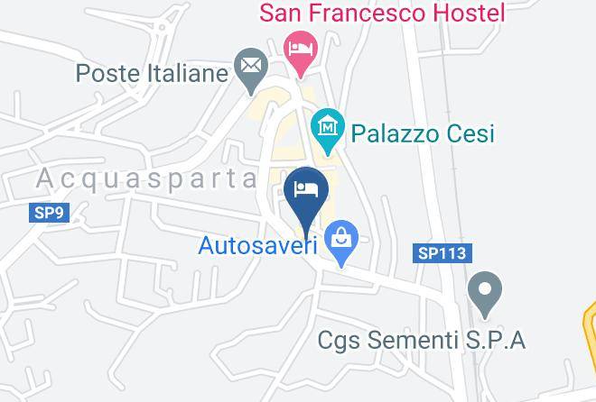 Terni - Bar Albergo Martini Maps
