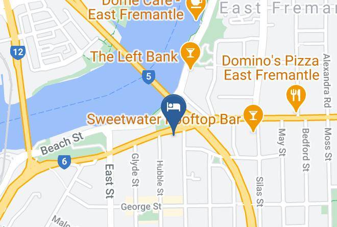 East Fremantle - Bar & Courtyard Tradewinds Hotel Maps
