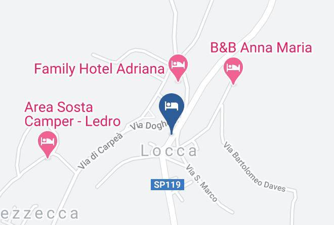 Trento - Bar Garni Le Prealpi Maps