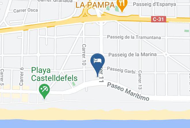 Bar Hotel El Tiburon Map