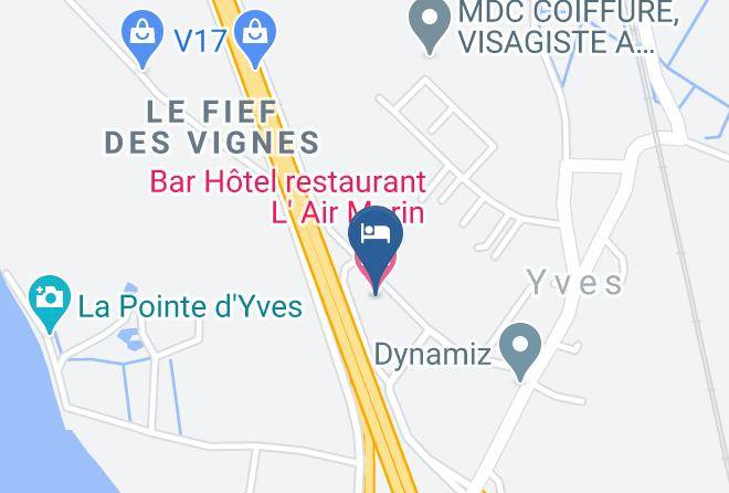 Charente Maritime - Bar Hotel Restaurant L' Air Marin Maps