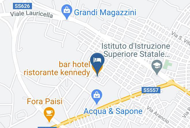 Agrigento - Bar Hotel Ristorante Kennedy Maps