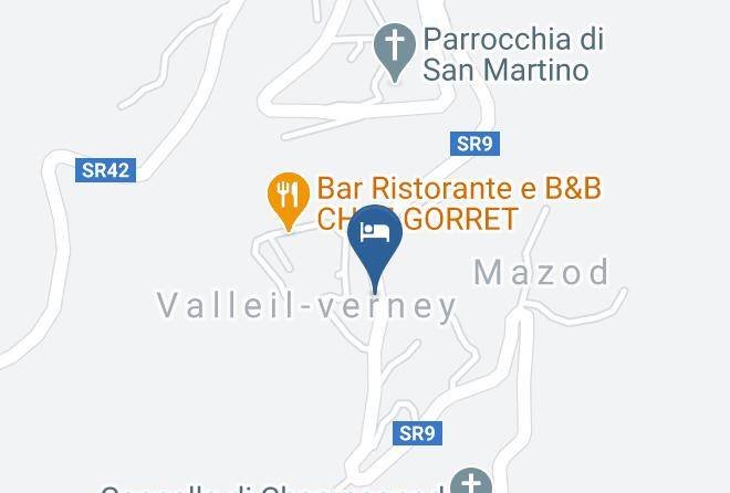 Aosta - Bar Pizzeria Jour Et Nuit Gorret Katia Maps
