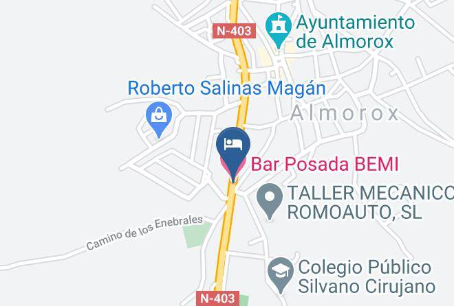 Toledo - Bar Posada Bemi Maps