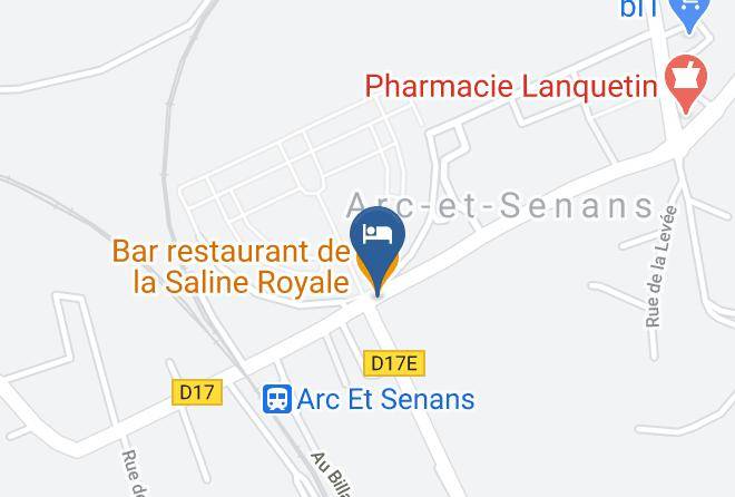Doubs - Bar Restaurant De La Saline Royale Maps