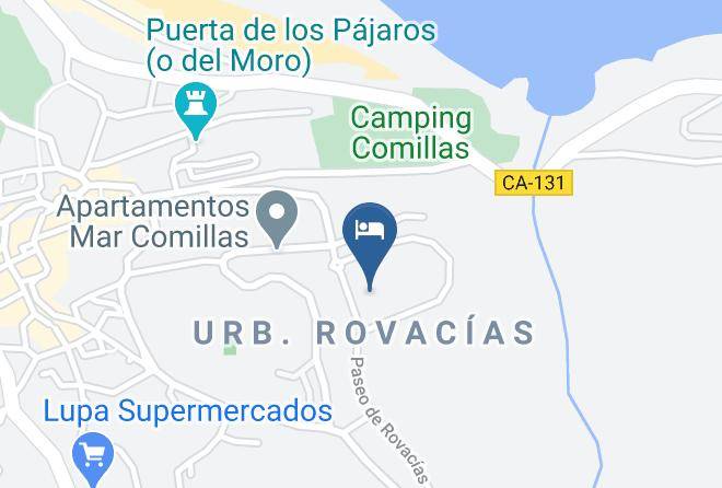 Comillas - Bar Restaurante Rovacias Maps