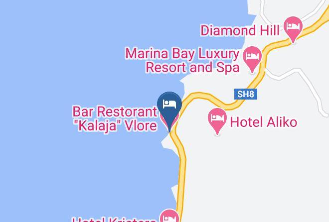Vlore - Bar Restorant Kalaja Vlore Maps