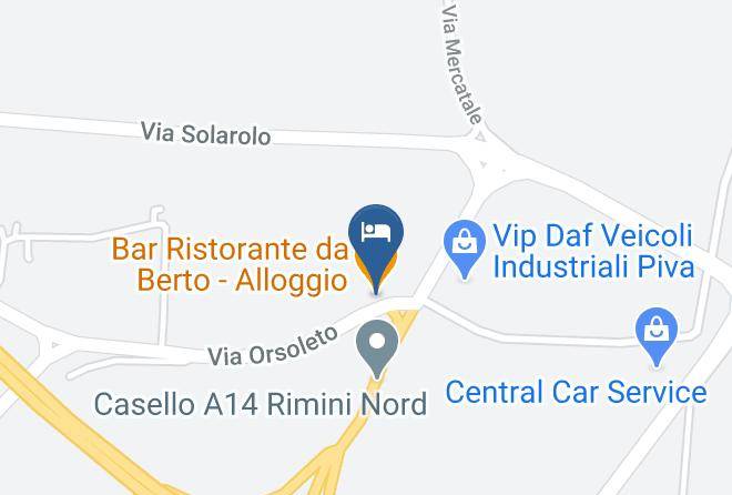Rimini - Bar Ristorante Da Berto Alloggio Maps