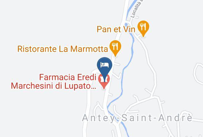 Aosta - Bar Ristorante E Albergo La Grolla Maps