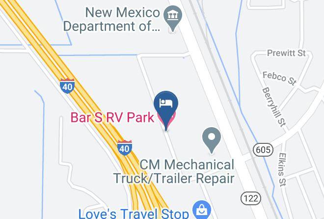 Cibola - Bar S Rv Park Maps