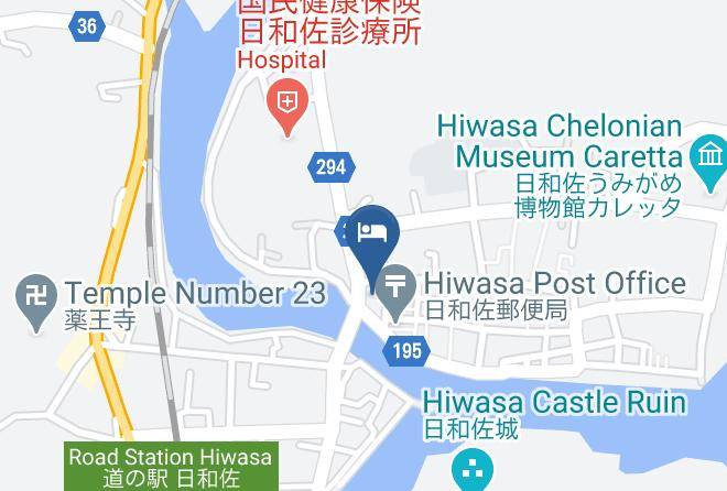 Minami Townama District - Bar The Kura Maps