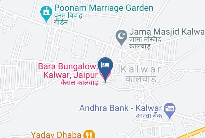 Jaipur Sub District - Bara Bungalow Kalwar Jaipur Maps