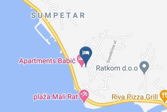 Baraban Apartmani Map - Split Dalmatia - Dugi Rat
