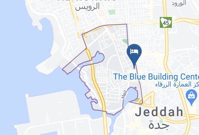 Jeddah - Barada Hotel Maps