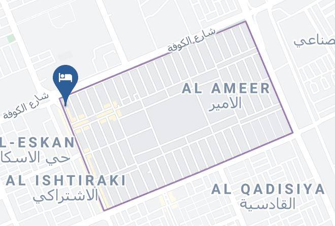 Najaf - Barada Hotel Maps
