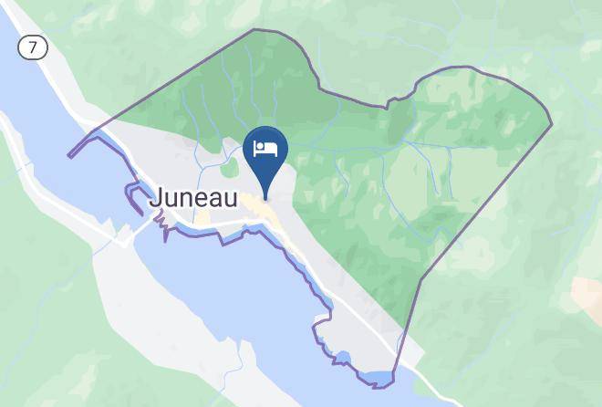 Juneau Borough - Baranof Downtown Bw Signature Collection Maps