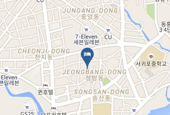 Seogwiposi - Baraquera Hotel Maps