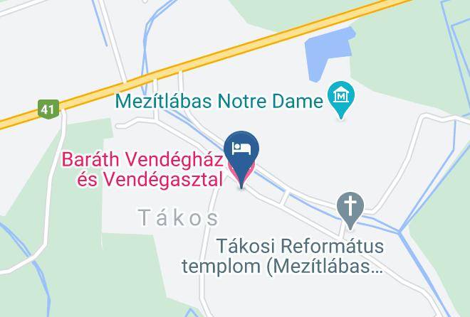 Takos - Barath Vendeghaz Es Vendegasztal Maps