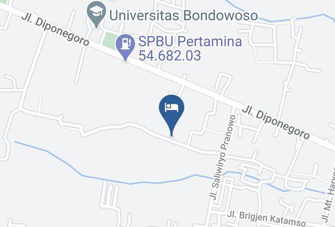 Bondowoso Regency - Baratha Hotel & Resto Maps