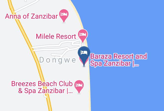 Zanzibar South - Baraza Resort And Spa Zanzibar Zanzibar Hotels Maps