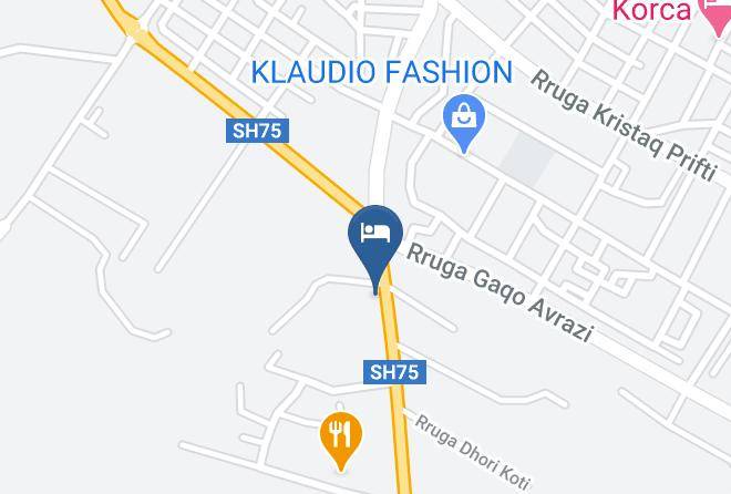 Korce - Barba Boutique Hotel Maps