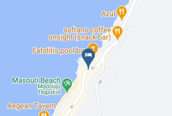 Kalymnos - Barba Giannis Studios & Restaurant Maps