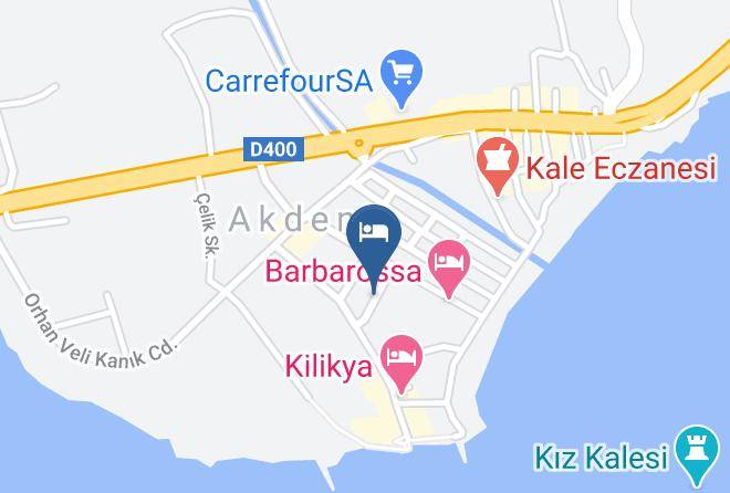 Barbarossa Hotel Map