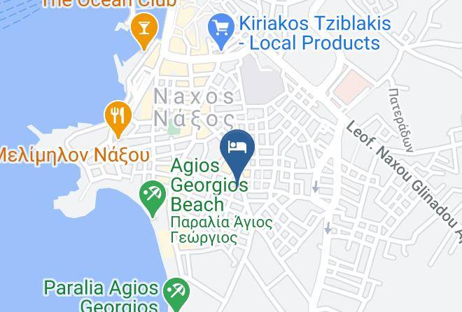 Naxos - Barbouni Hotel Maps