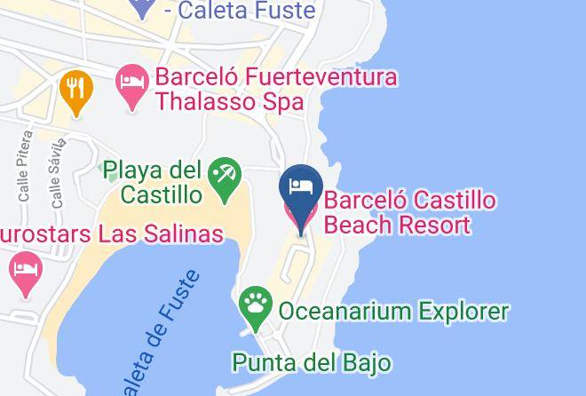 Las Palmas - Barcelo Castillo Beach Resort Maps