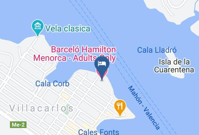 Baleares - Barcelo Hamilton Menorca Maps