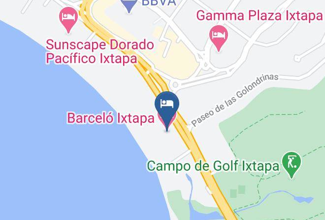 Jose Azueta - Barcelo Ixtapa Beach Resort Maps