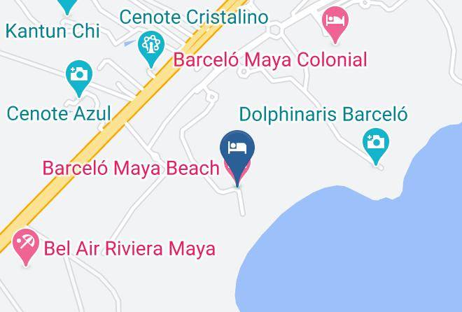 Solidaridad - Barcelo Maya Beach Maps