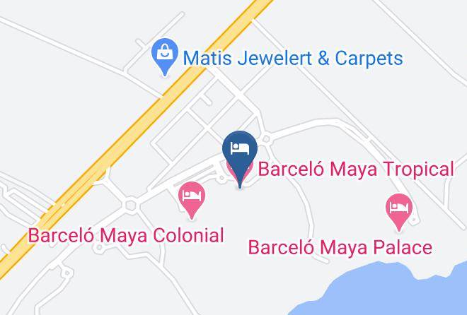 Solidaridad - Barcelo Maya Tropical Maps