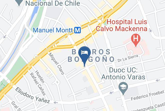Santiago - Barcelo Suites Providencia Ii Maps