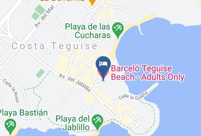 Las Palmas - Barcelo Teguise Beach Maps
