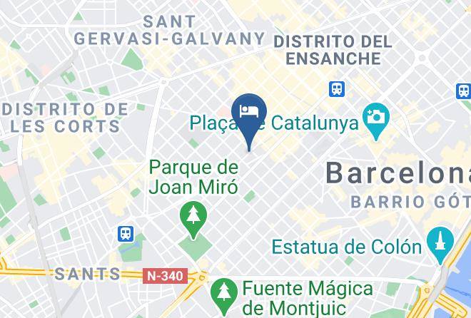 Barcelona Century Hotel Map