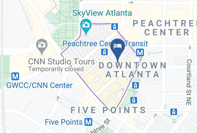 Fulton - Barclay Hotel Downtown Atlanta Maps