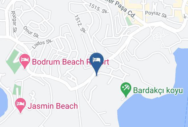 Bodrum - Bardakci Residence Otel Maps