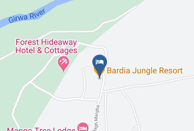 Bardia Jungle Resort Map