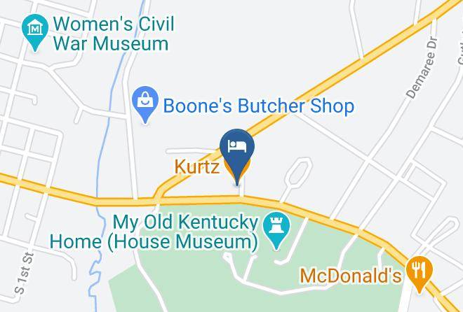 Nelson - Bardstown Parkview Motel Maps