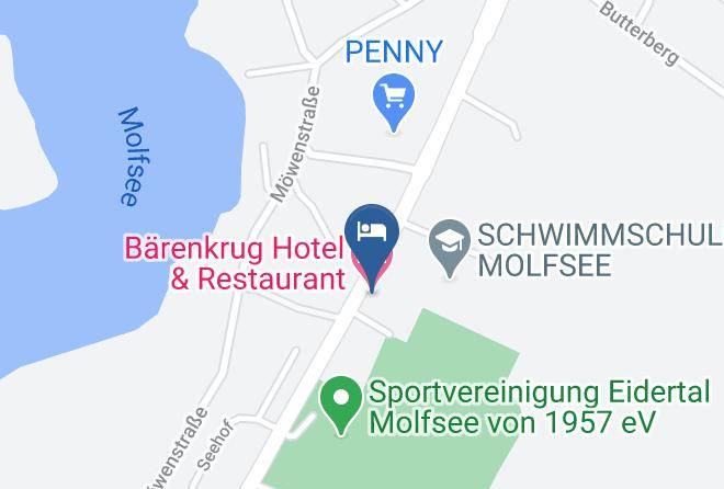 Barenkrug Hotel & Restaurant Map
