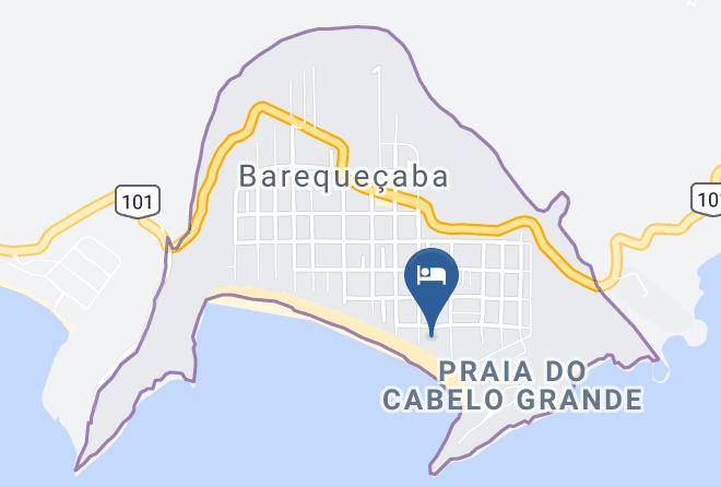 Sao Sebastiao - Barequecaba Praia Hotel Maps