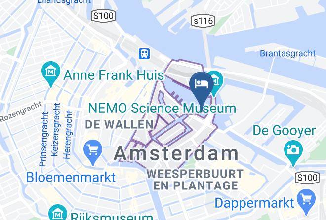 Amsterdam - Barge Fleur Maps