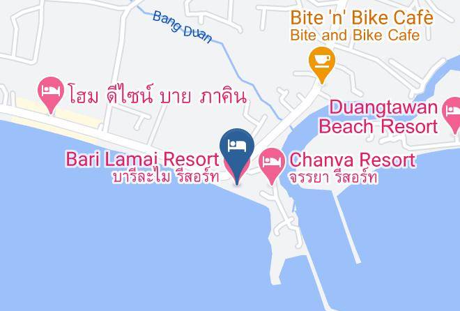 Amphoe Mueang Rayong - Bari Lamai Resort Maps