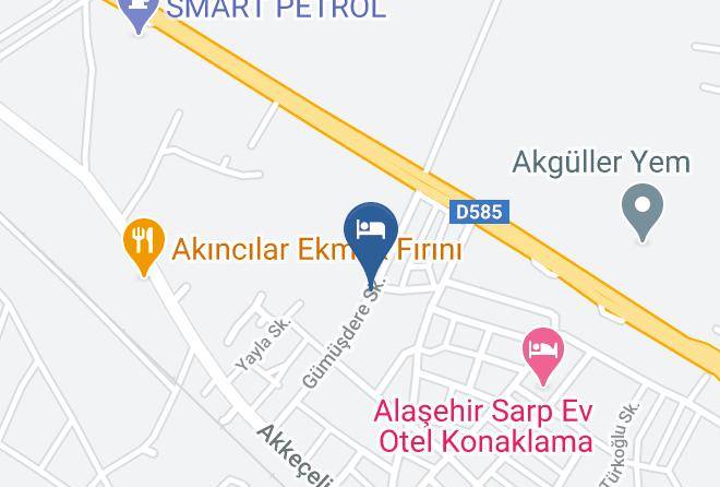 Alasehir - Baris Hotel Maps