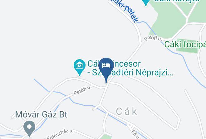 Cak - Bariszolo Vendeghaz Maps